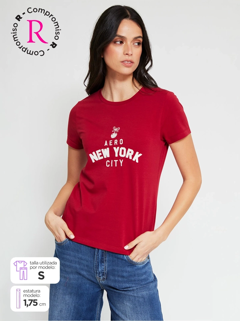 POLERA MUJER AEROPOSTALE ALGODÓN  - 1