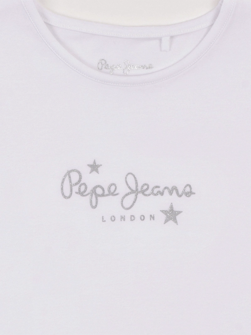 POLERA NIÑA PEPE JEANS ALGODÓN MANGA CORTA - 3