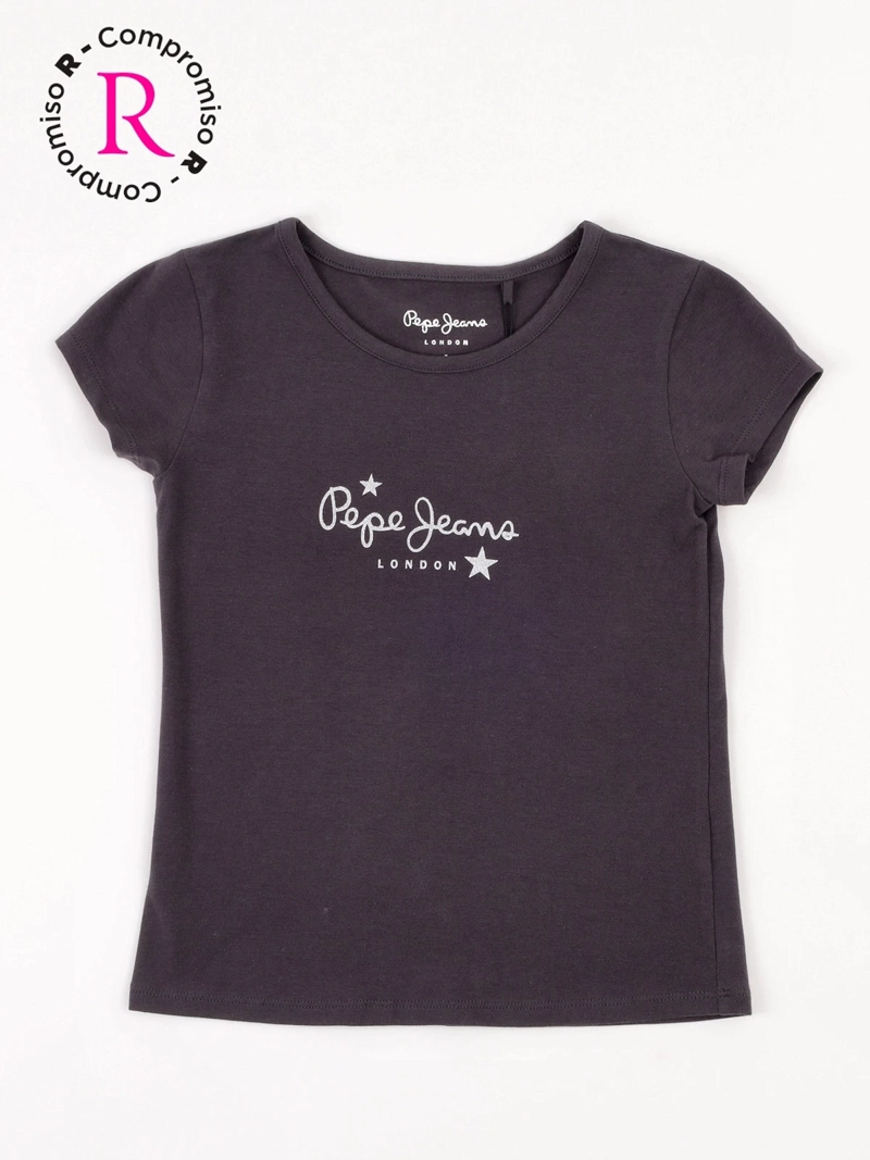POLERA NIÑA PEPE JEANS ALGODÓN MANGA CORTA - 1