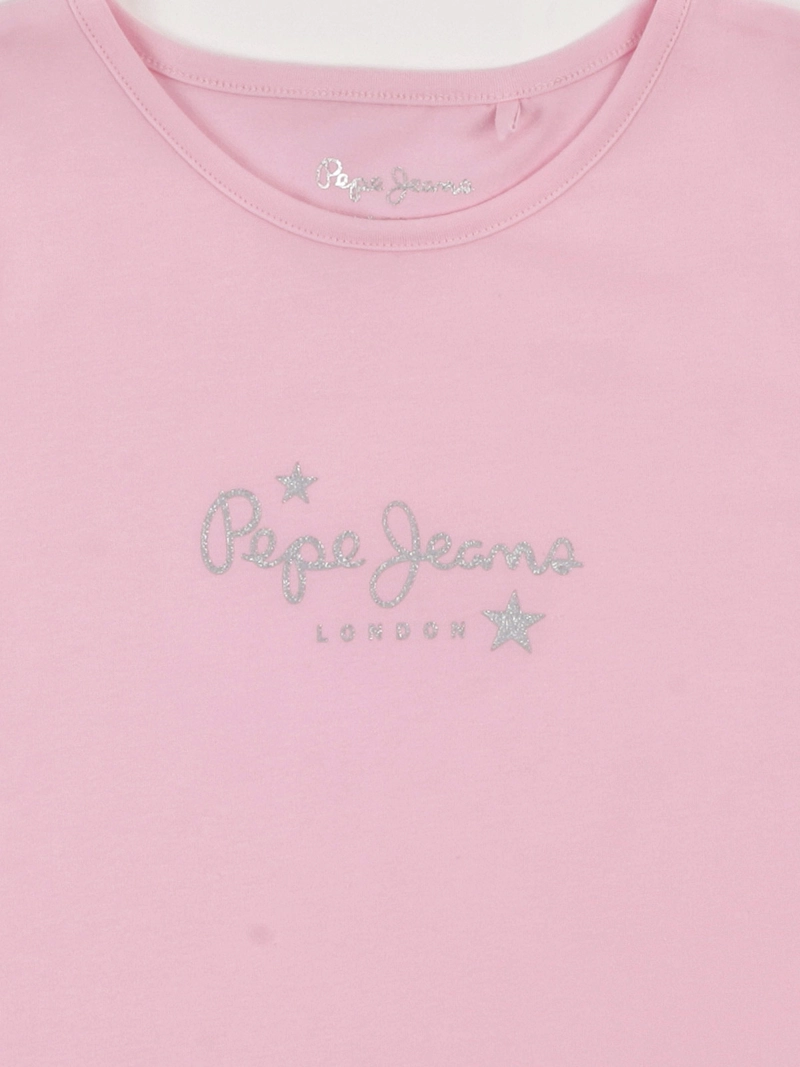POLERA NIÑA PEPE JEANS ALGODÓN MANGA CORTA - 3
