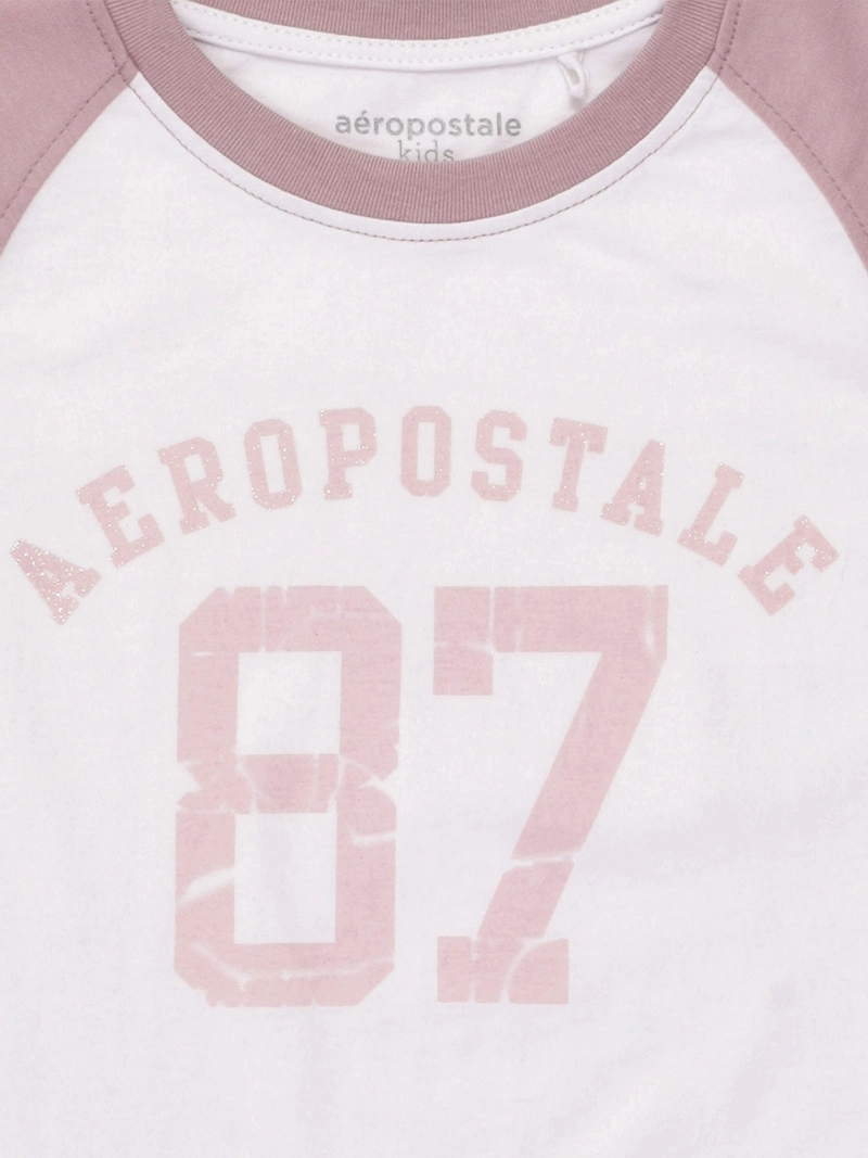 POLERA NIÑA AEROPOSTALE ALGODÓN MANGA CORTA - 3