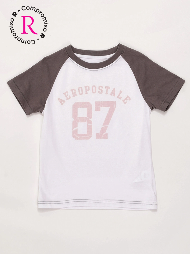 POLERA NIÑA AEROPOSTALE ALGODÓN MANGA CORTA - 1