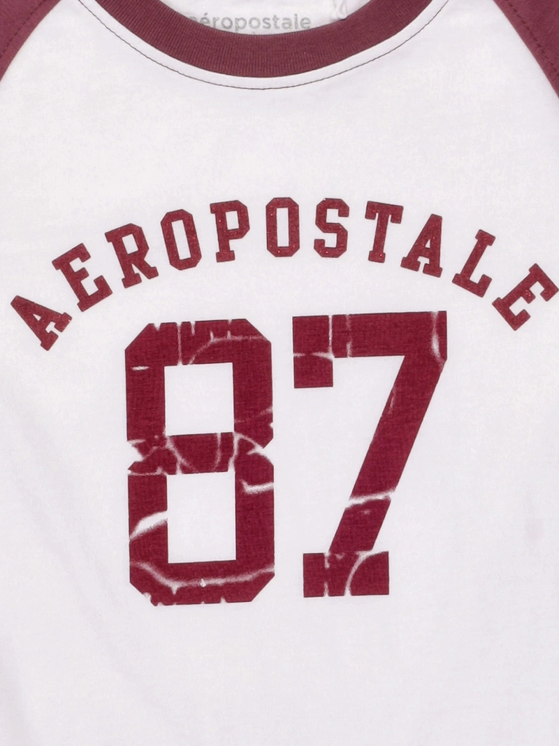 POLERA NIÑA AEROPOSTALE ALGODÓN MANGA CORTA - 3