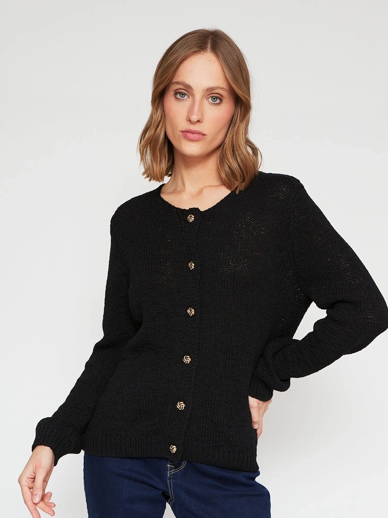 SWEATER MUJER MARQUIS ALGODÓN BOTONES - 2