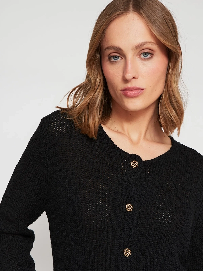 SWEATER MUJER MARQUIS ALGODÓN BOTONES - 4