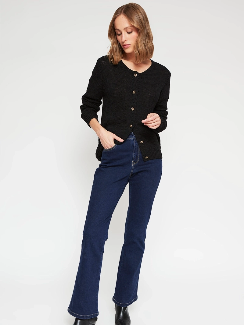 SWEATER MUJER MARQUIS ALGODÓN BOTONES - 5