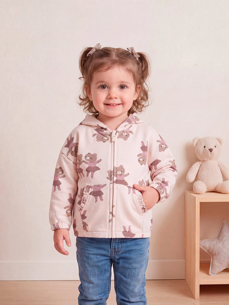 POLERÓN NIÑA BABY HARVEST HOODIE - 1
