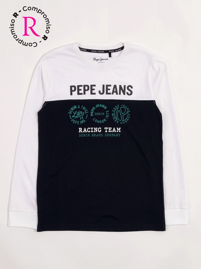 POLERA NIÑO PEPE JEANS ALGODÓN MANGA LARGA - 1