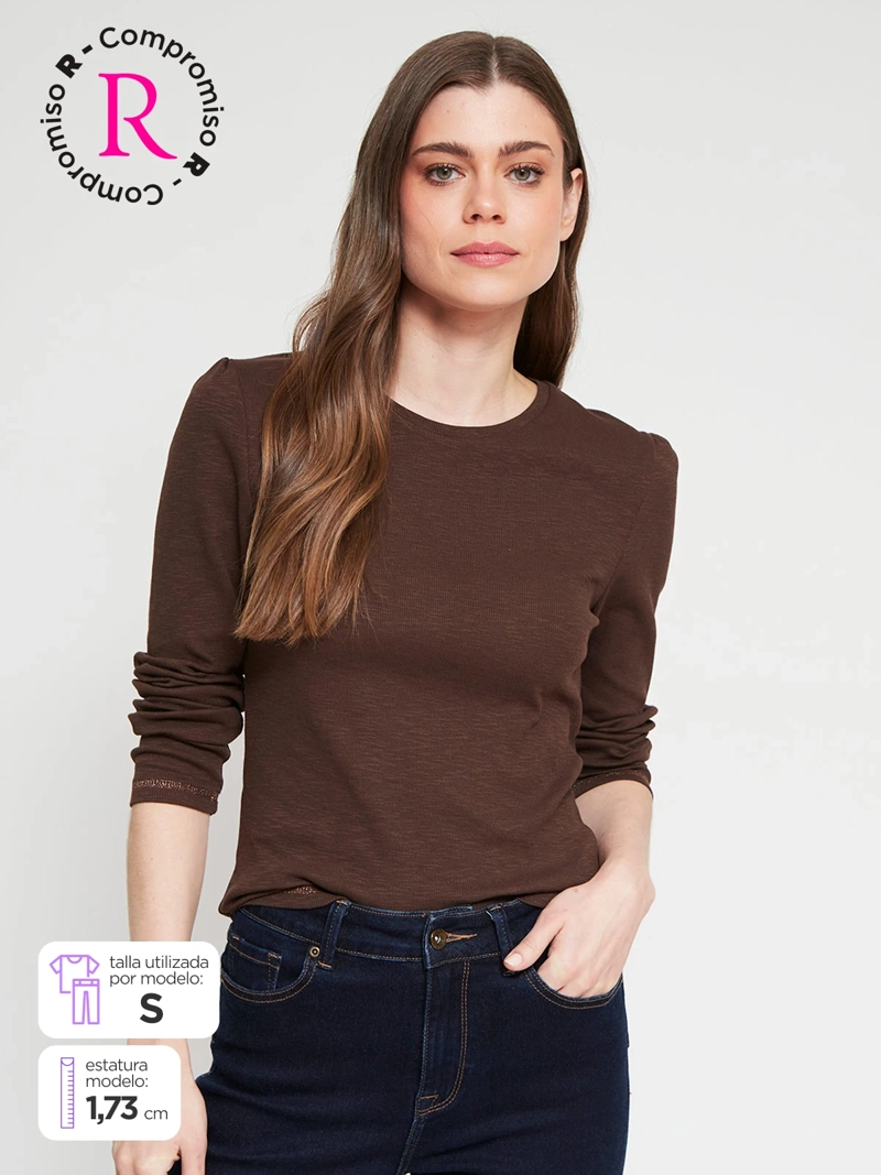 POLERA MUJER REGATTA ALGODÓN MANGA LARGA - 1