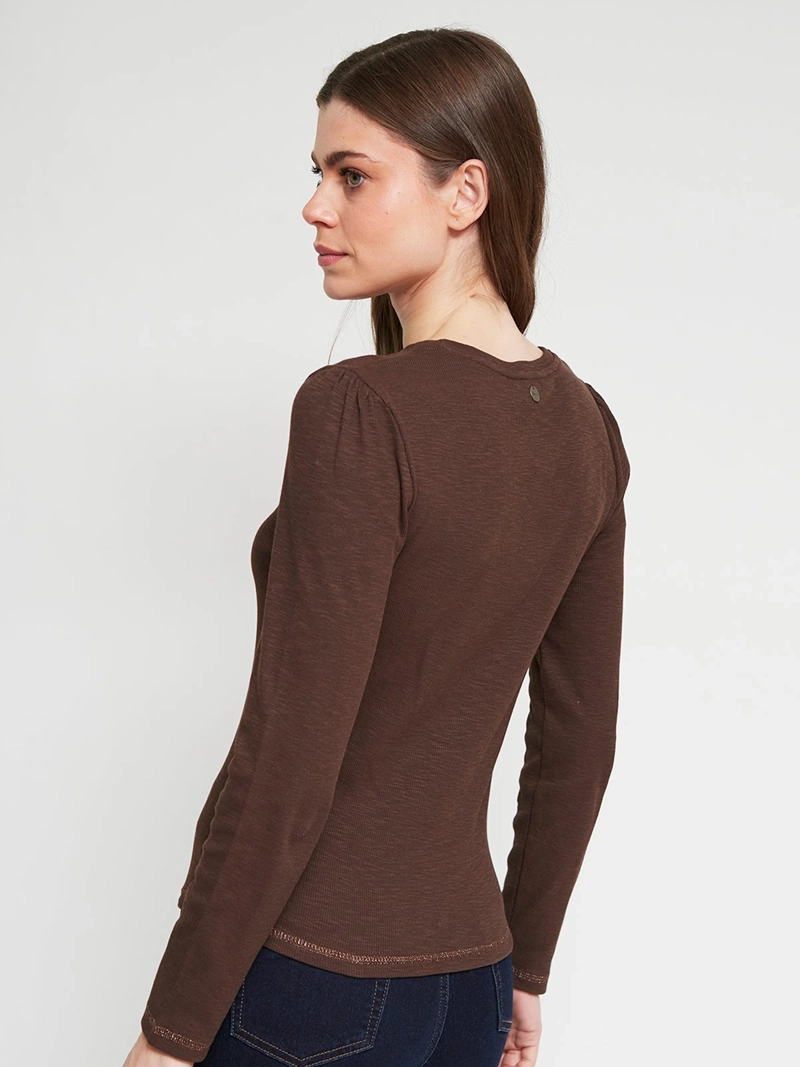 POLERA MUJER REGATTA ALGODÓN MANGA LARGA - 3