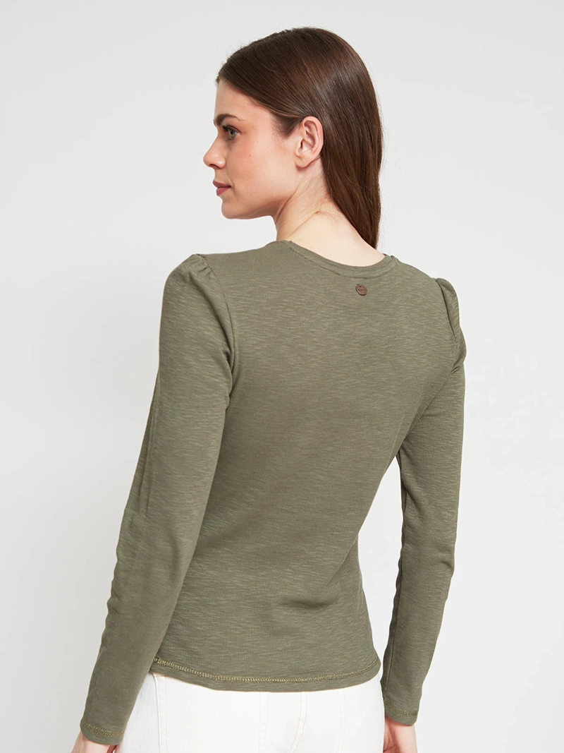 POLERA MUJER REGATTA ALGODÓN MANGA LARGA - 3