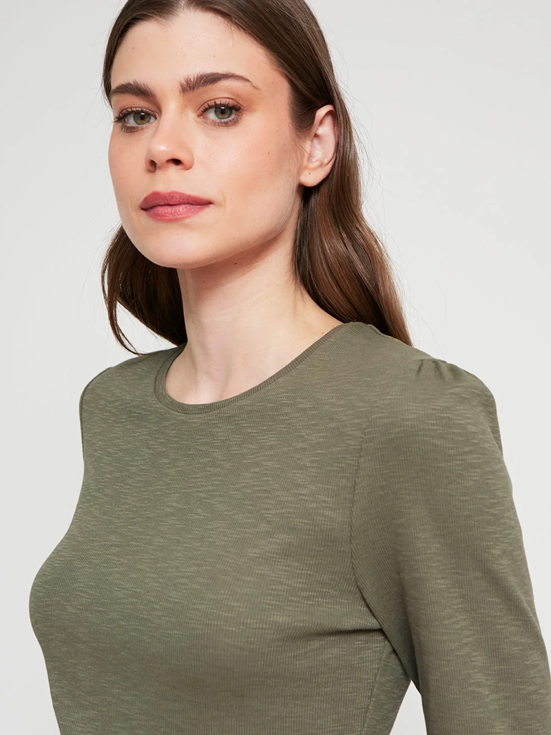 POLERA MUJER REGATTA ALGODÓN MANGA LARGA - 4