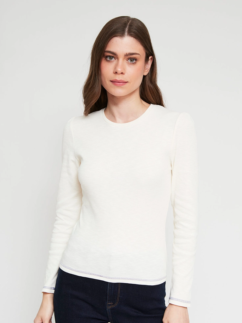 POLERA MUJER REGATTA ALGODÓN MANGA LARGA - 2