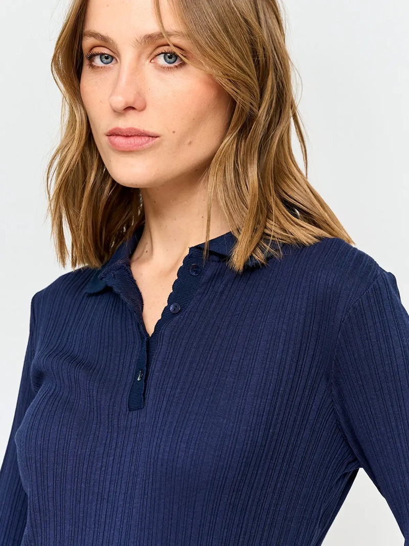 POLERA MUJER REGATTA ALGODÓN MANGA LARGA - 4