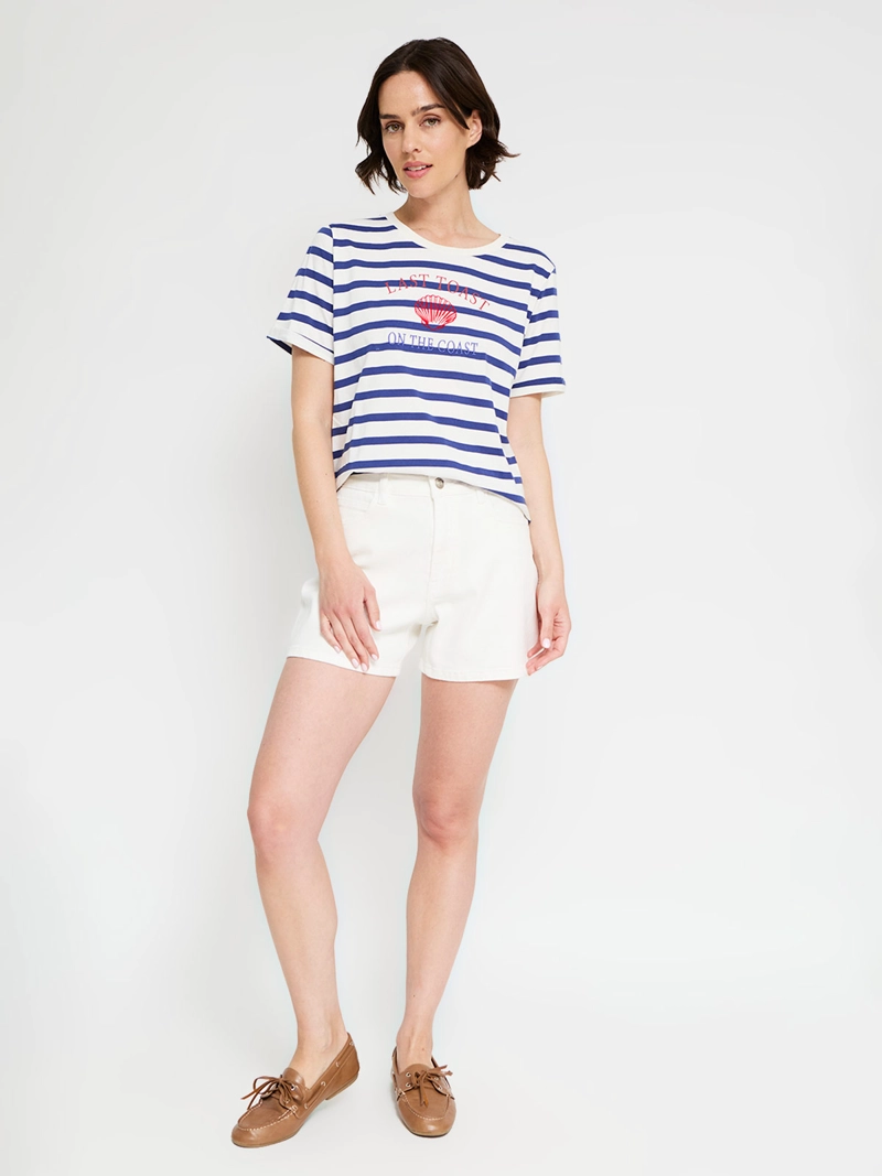 POLERA MUJER REGATTA ALGODÓN MANGA CORTA PRINT - 4