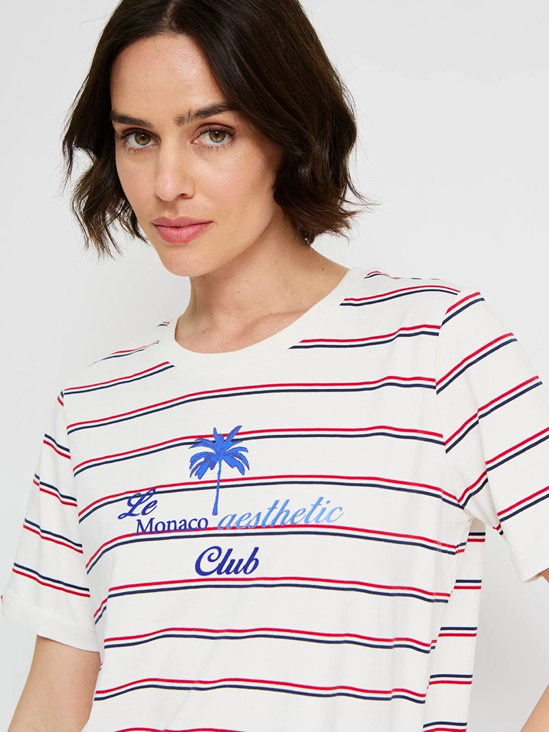 POLERA MUJER REGATTA ALGODÓN MANGA CORTA PRINT - 3