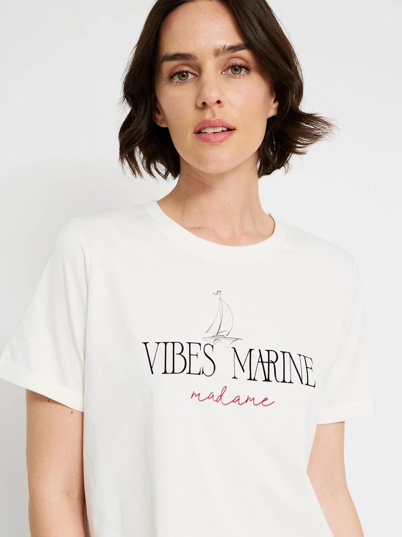 POLERA MUJER REGATTA ALGODÓN MANGA CORTA PRINT - 3