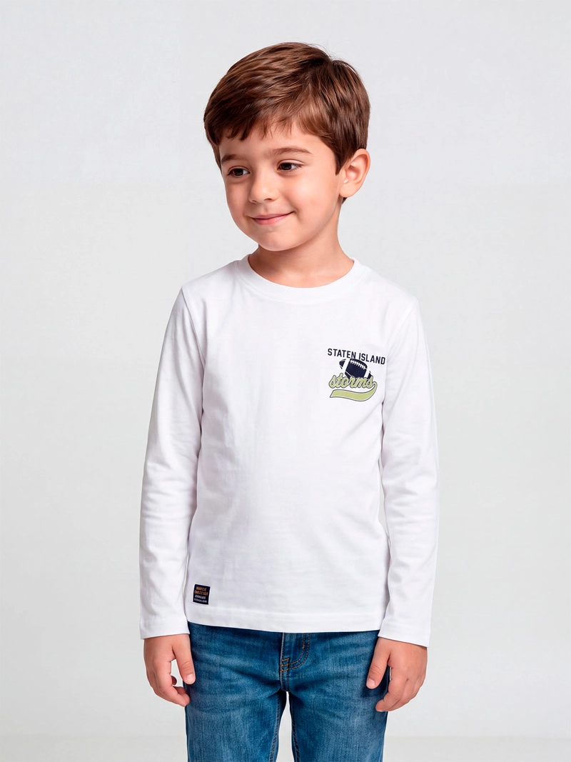 POLERA MANGA LARGA NIÑO HARVEST STORM - 1