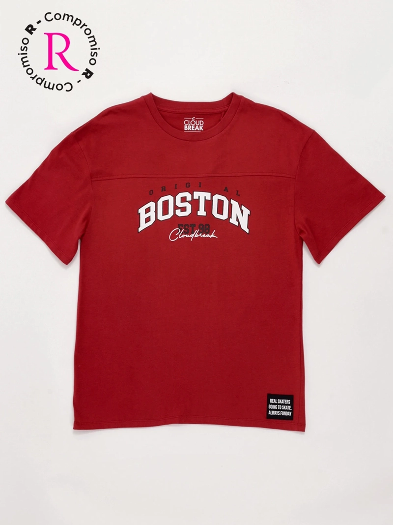 POLERA NIÑO CLOUDBREAK ALGODÓN MANGA CORTA - 3