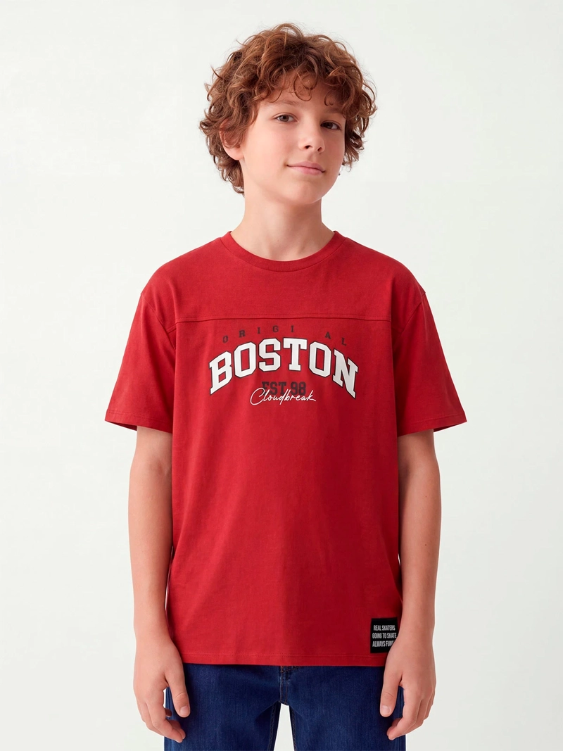 POLERA NIÑO CLOUDBREAK ALGODÓN MANGA CORTA - 1