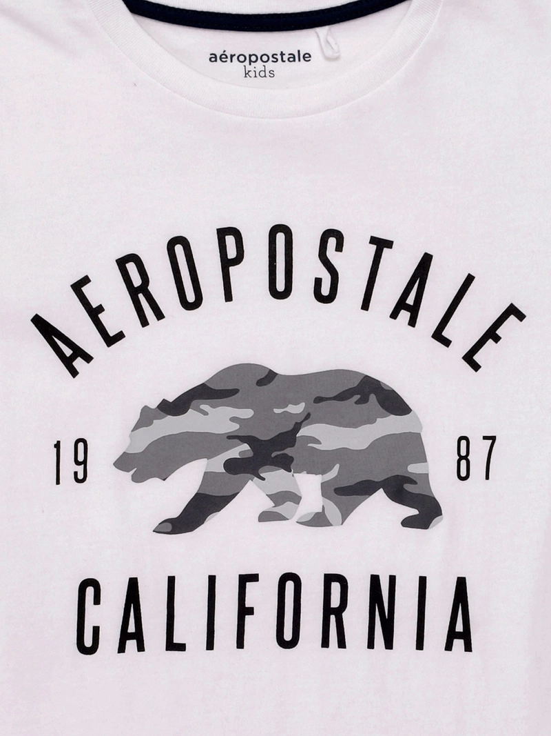 POLERA NIÑO AEROPOSTALE ALGODÓN MANGA CORTA - 3
