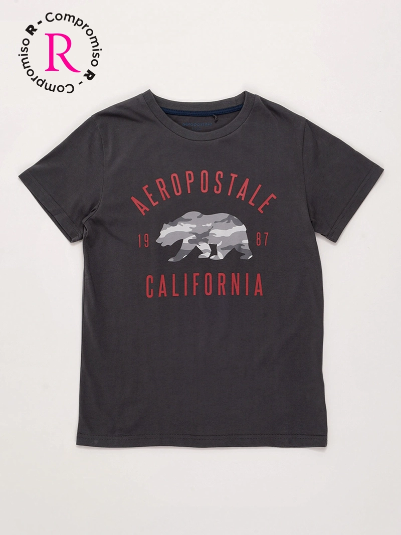 POLERA NIÑO AEROPOSTALE ALGODÓN MANGA CORTA - 1