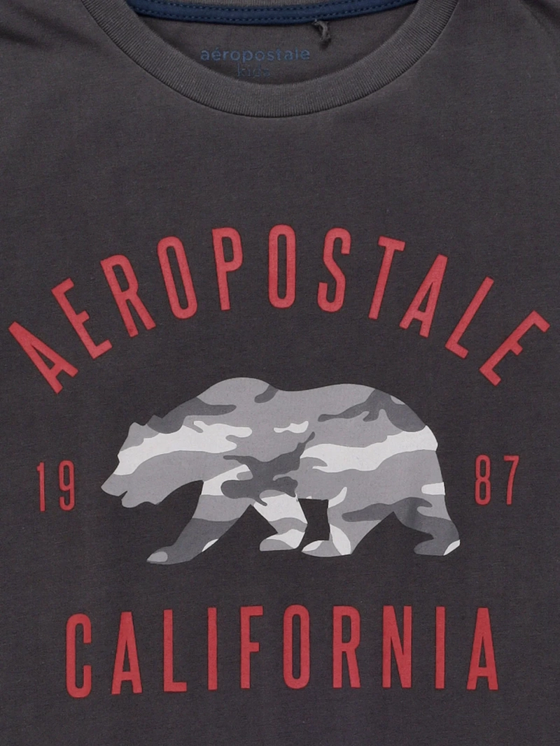 POLERA NIÑO AEROPOSTALE ALGODÓN MANGA CORTA - 3