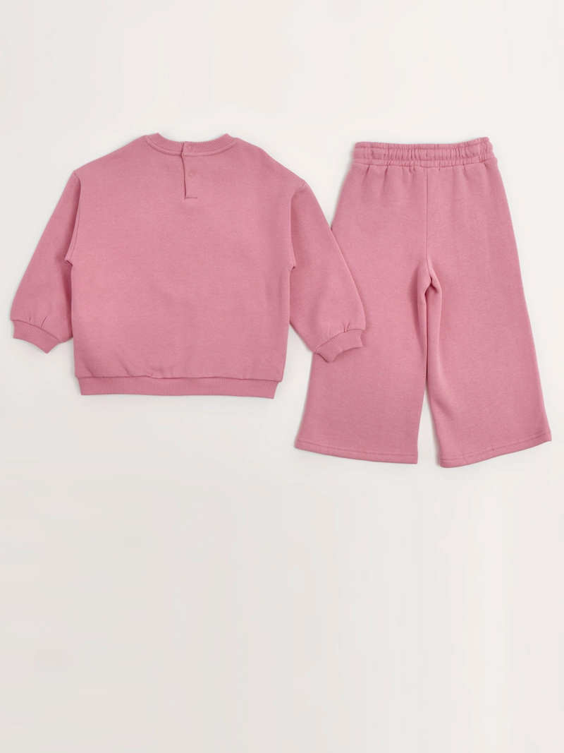 CONJUNTO POLERÓN + PANTALÓN DE BUZO NIÑA BABY HARVEST ALGODÓN  - 2