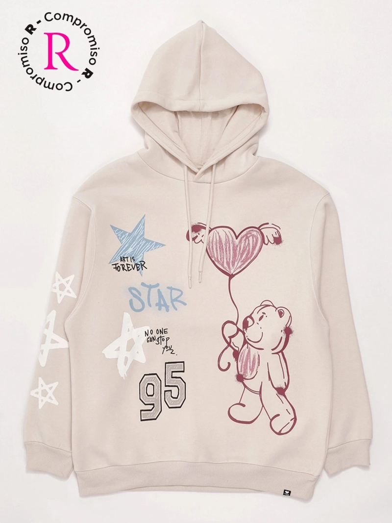 POLERÓN NIÑA INDEX TEEN ALGODÓN OVERSIZE ESTAMPADO - 3
