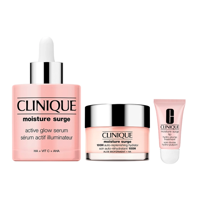 SET CLINIQUE ESENCIALES MOISTURE SURGE 50ML 30ML 10ML - 1