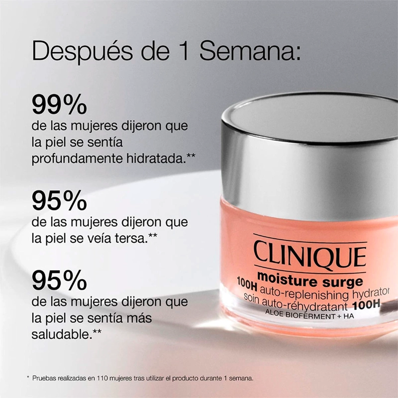 SET CLINIQUE ESENCIALES MOISTURE SURGE 50ML 30ML 10ML - 2