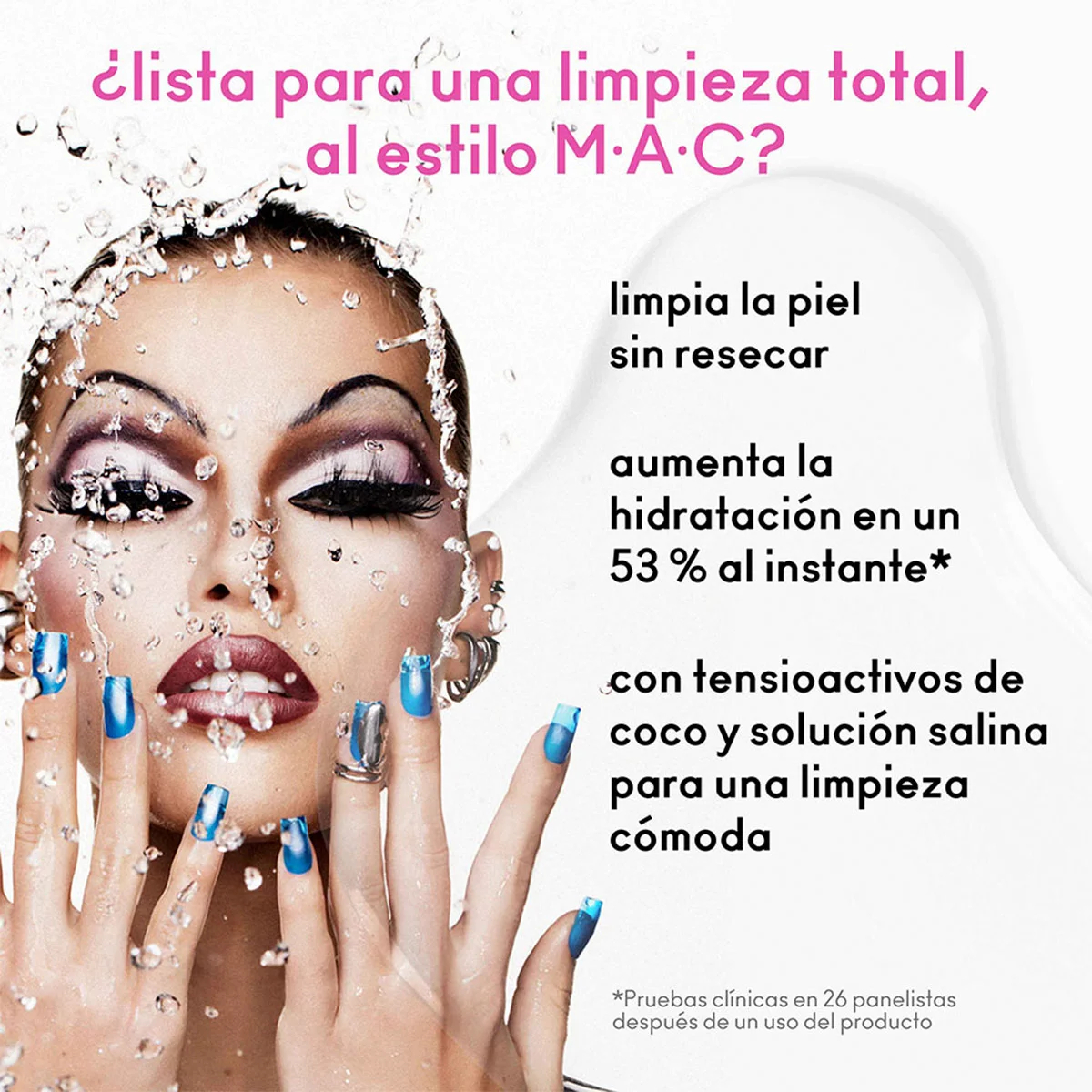 AGUA MICELAR DEW OVER MICELLAR WATER MAC COSMETICS 194ML
 - 5