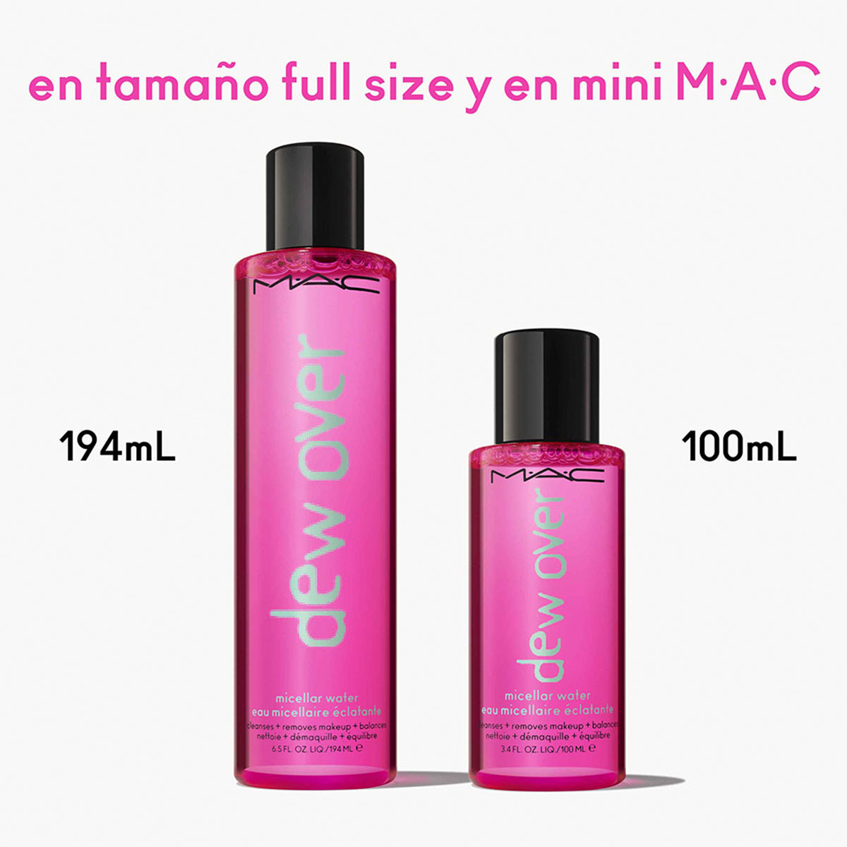 AGUA MICELAR DEW OVER MICELLAR WATER MAC COSMETICS 194ML
 - 6