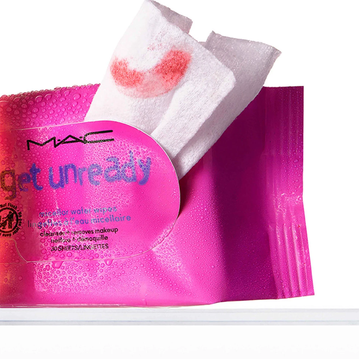 TOALLAS DESMAQUILLANTES GENTLY OFF WIPES CON AGUA MISCELAR MAC COSMETICS - 2