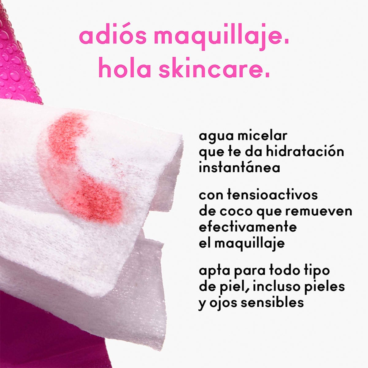TOALLAS DESMAQUILLANTES GENTLY OFF WIPES CON AGUA MISCELAR MAC COSMETICS - 5