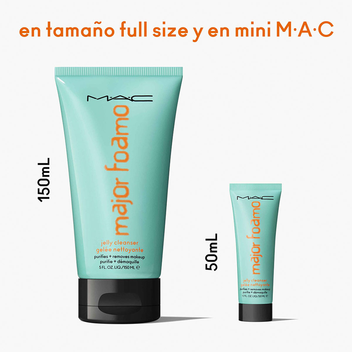LIMPIADOR EN GEL MAJOR FOAMO JELLY CLEANSER MAC 50ML - 6