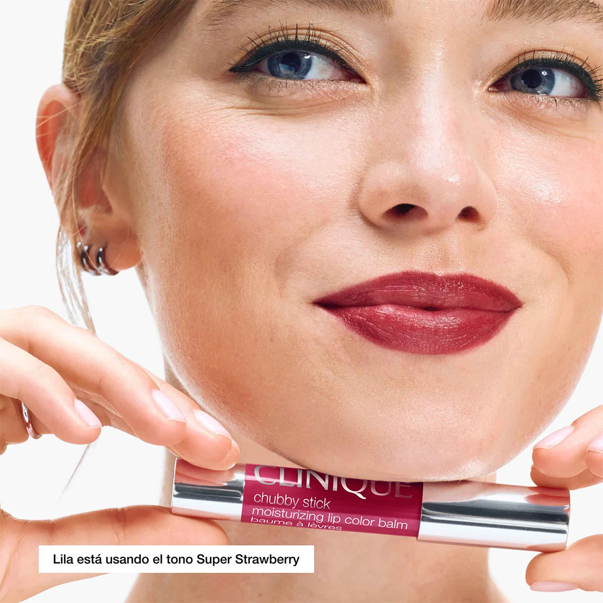 LABIAL CLINIQUE CHUBBY LIPS -SUPER STRAWBERRY 3GM .1OZ - 5