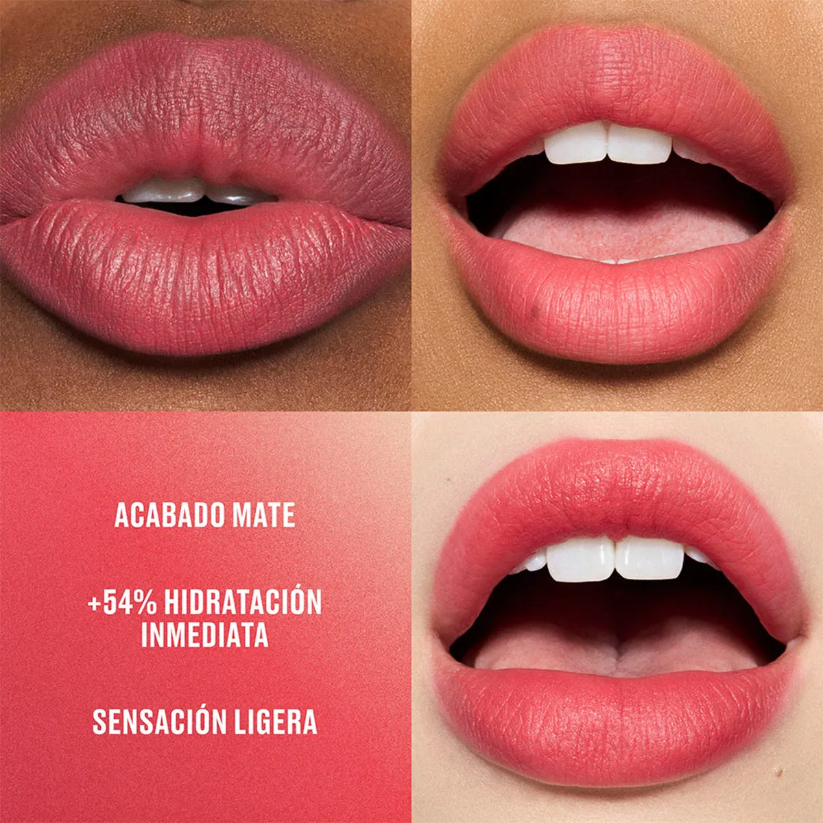 LABIAL EN BARRA MAC POWDER KISS LIPSTICK A LITTLE TAMED 3,5GR - 3