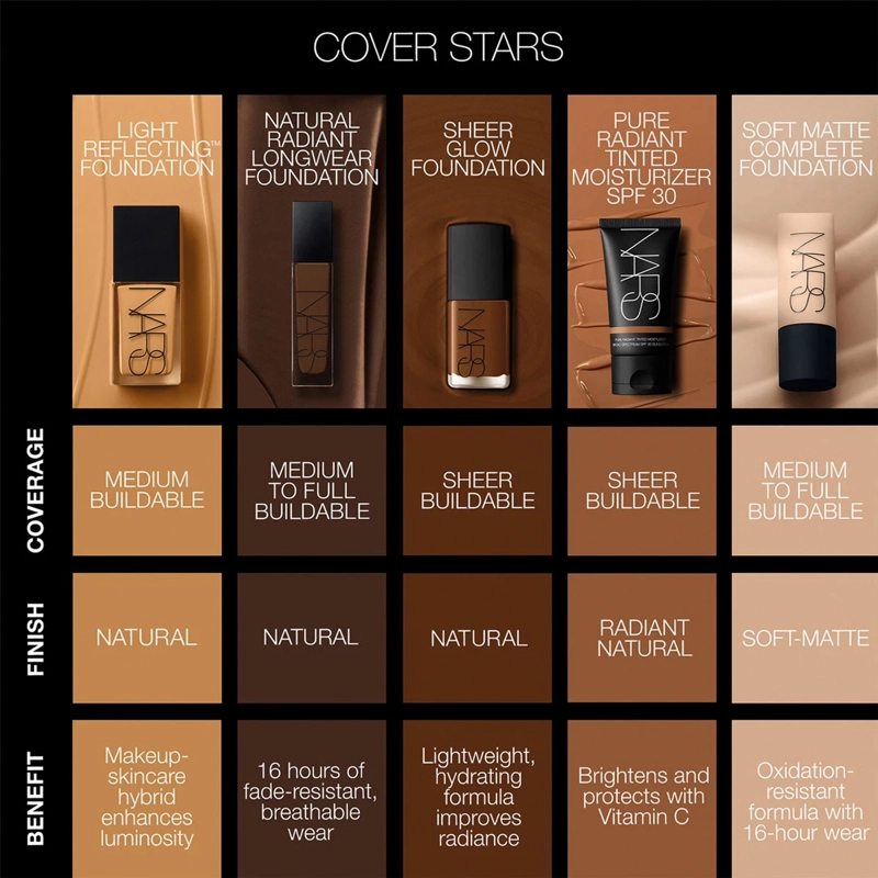 BASE LÍQUIDA NARS SHEER GLOW FOUNDATION 30 ML - 4