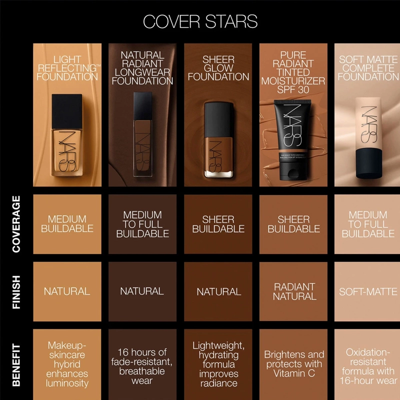 BASE LÍQUIDA NARS SHEER GLOW FOUNDATION 30 ML - 4