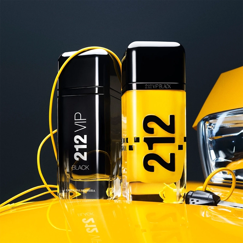 PERFUME HOMBRE CAROLINA HERRERA 212 VIP BLACK 212 CAB EDICIÓN LIMITADA EDP 100ML - 4