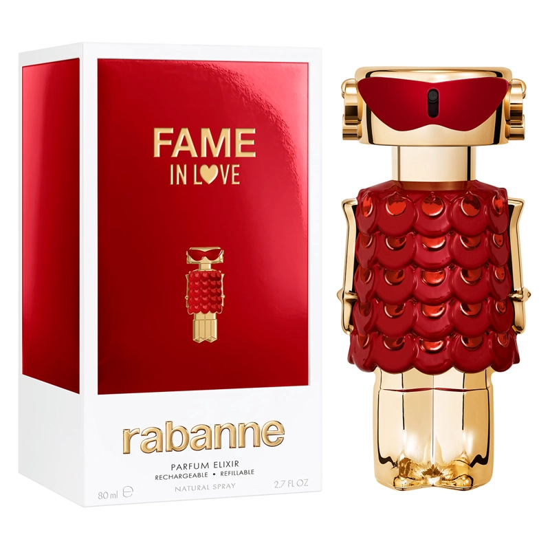 PERFUME RECARGABLE RABANNE FAME IN LOVE PARFUM ELIXIR MUJER EDP 80 ML - 2