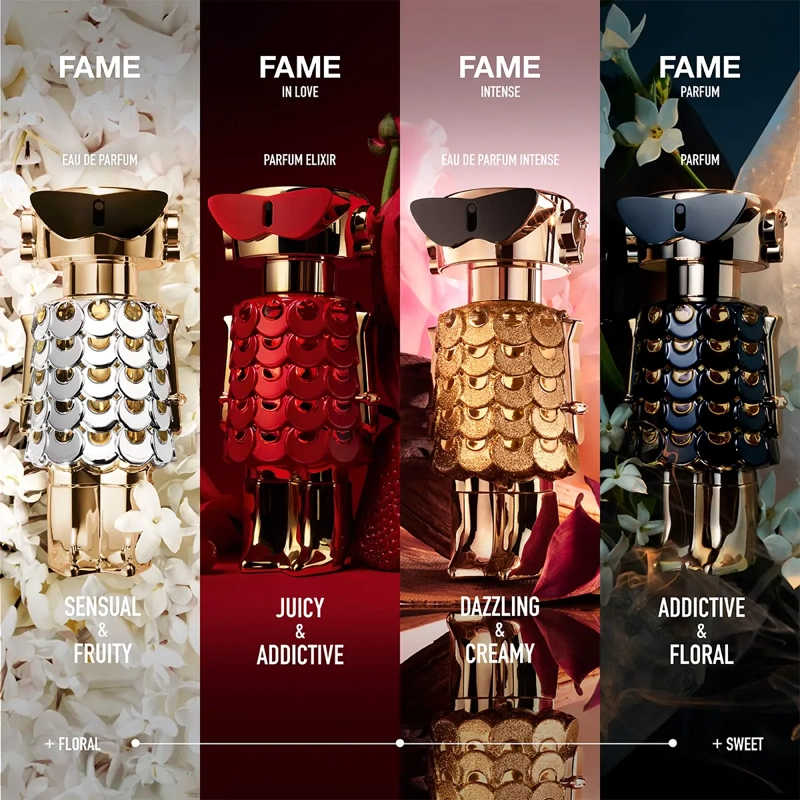 PERFUME RECARGABLE RABANNE FAME IN LOVE PARFUM ELIXIR MUJER EDP 80 ML - 4