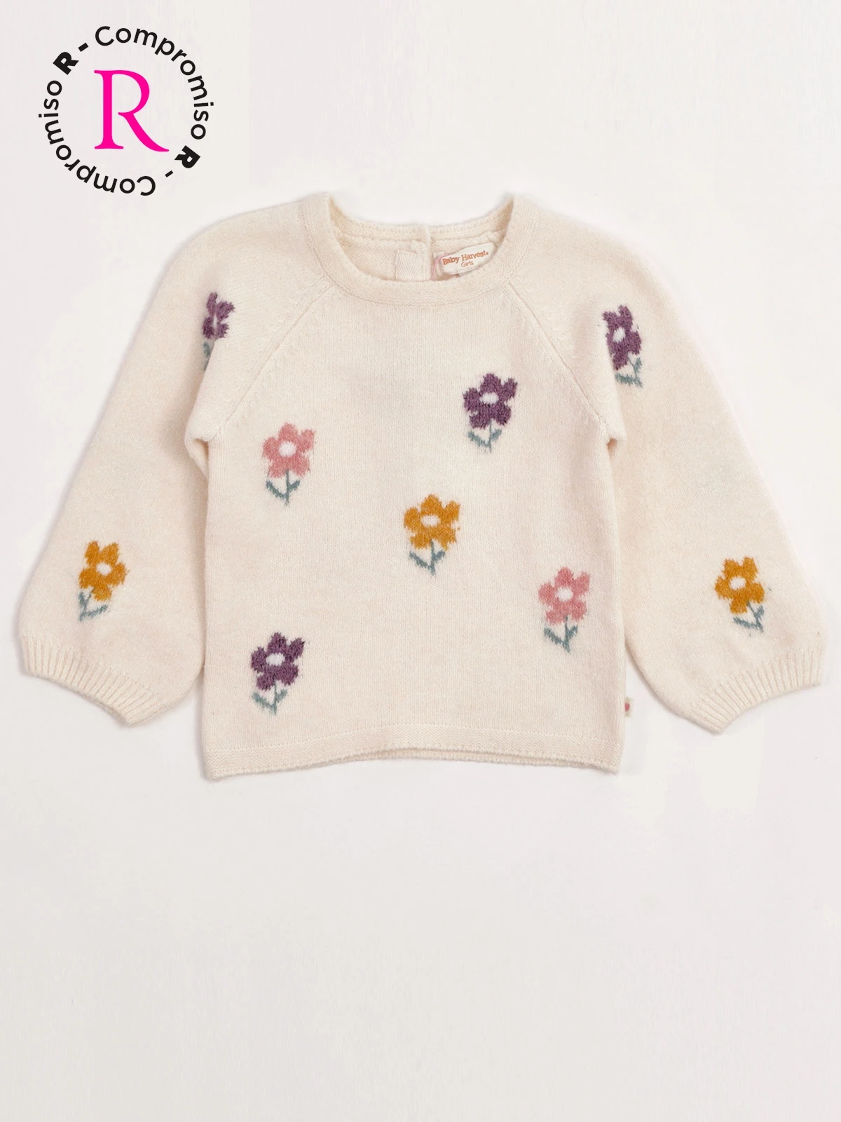 SWEATER NIÑA BABY HARVEST ACANALADO - 3