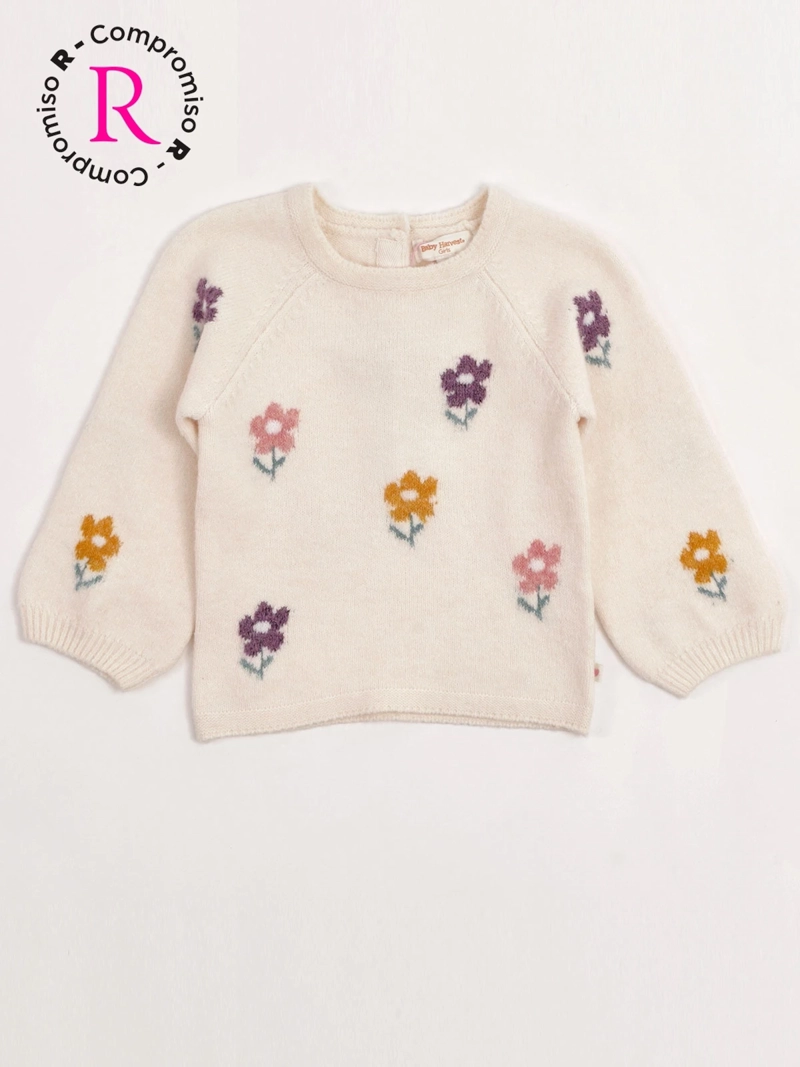 SWEATER NIÑA BABY HARVEST ACANALADO - 3