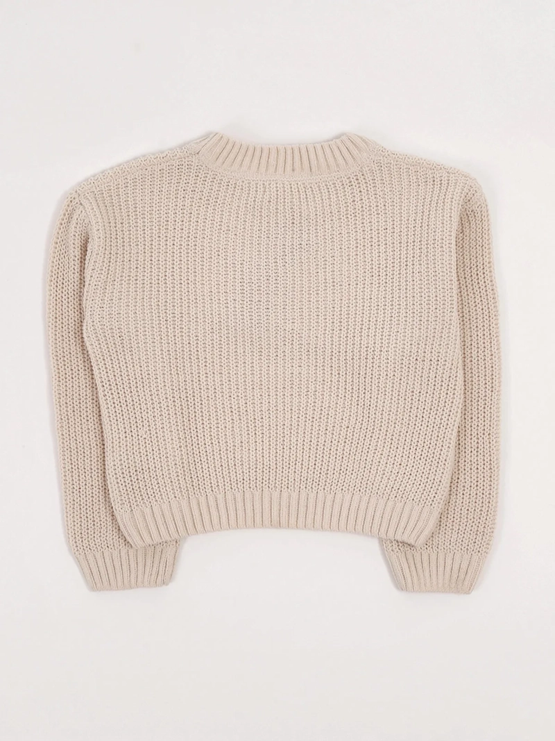 SWEATER NIÑA HARVEST CHENILLE PARCHES - 2