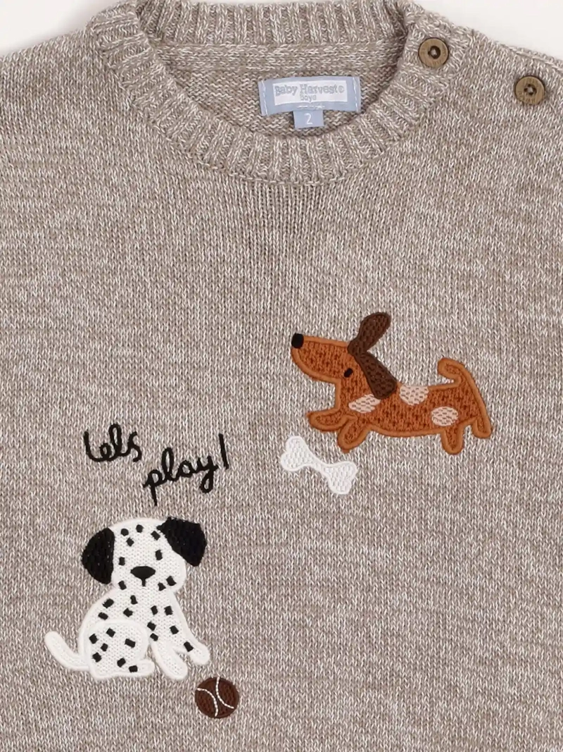 SWEATER NIÑO BABY HARVEST ALGODÓN ESTAMPADO - 3