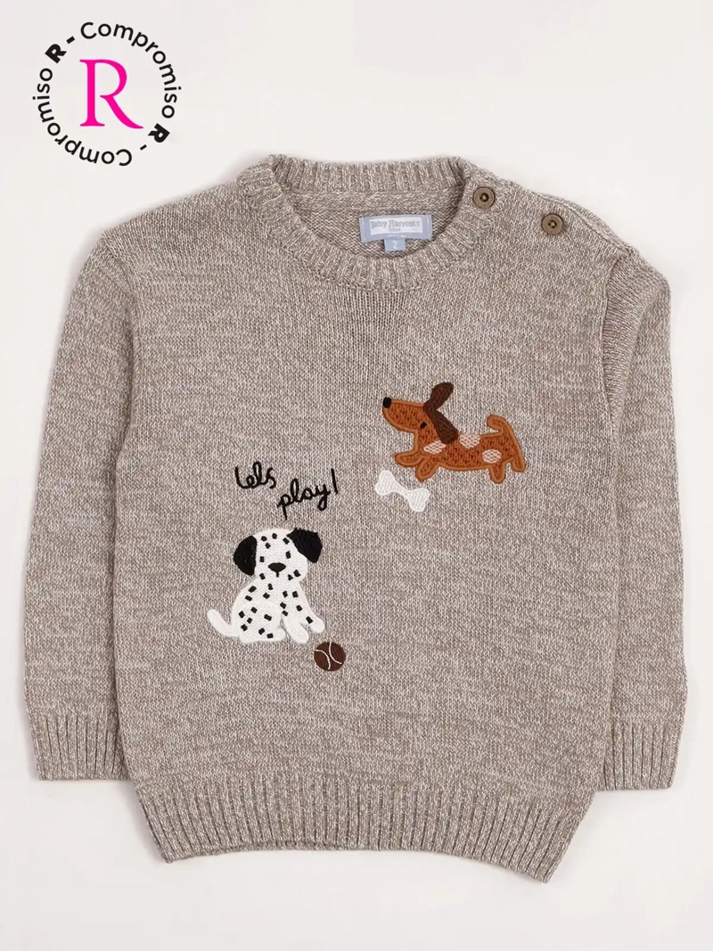 SWEATER NIÑO BABY HARVEST ALGODÓN ESTAMPADO - 1