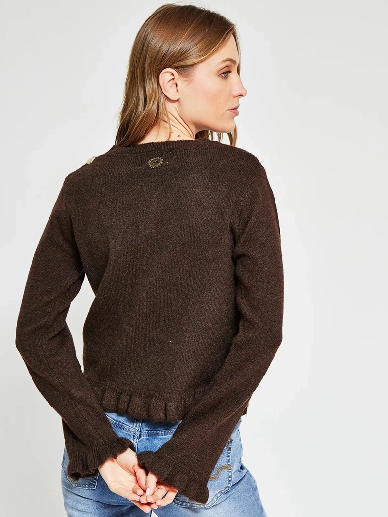 CARDIGAN MUJER TATIENNE BORDADO - 2