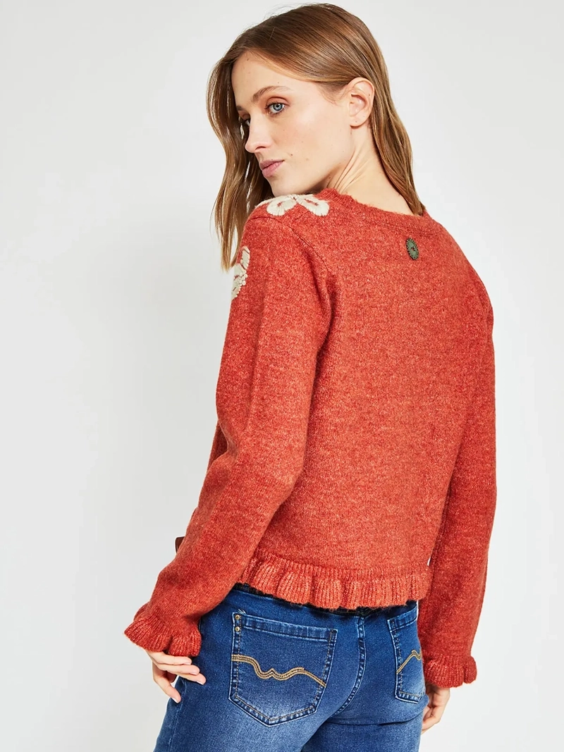 CARDIGAN MUJER TATIENNE BORDADO - 2